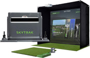 ST+ Golf Simulator – Ultimate Studio Package | Home Golf Simulator with Launch Monitor, Mat, Net & Screen