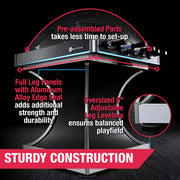 42 In. Dome Hockey Table Game with Electronic Scorer Bubble Hockey