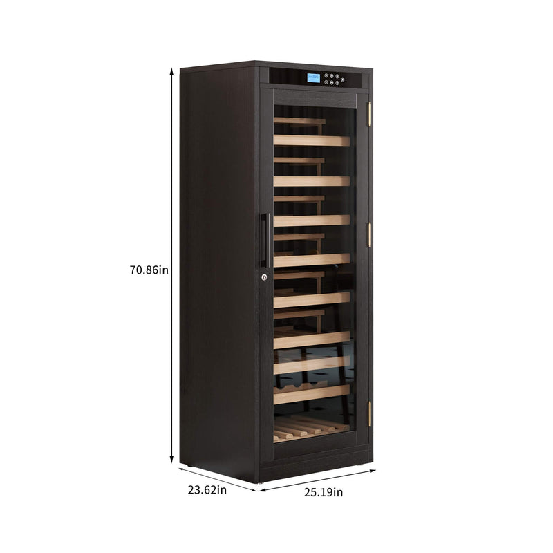 Nuvia Premium Smart Temperature-Controlled Multi-Tier Wine Cabinet For Home And Bar (SAK46361)