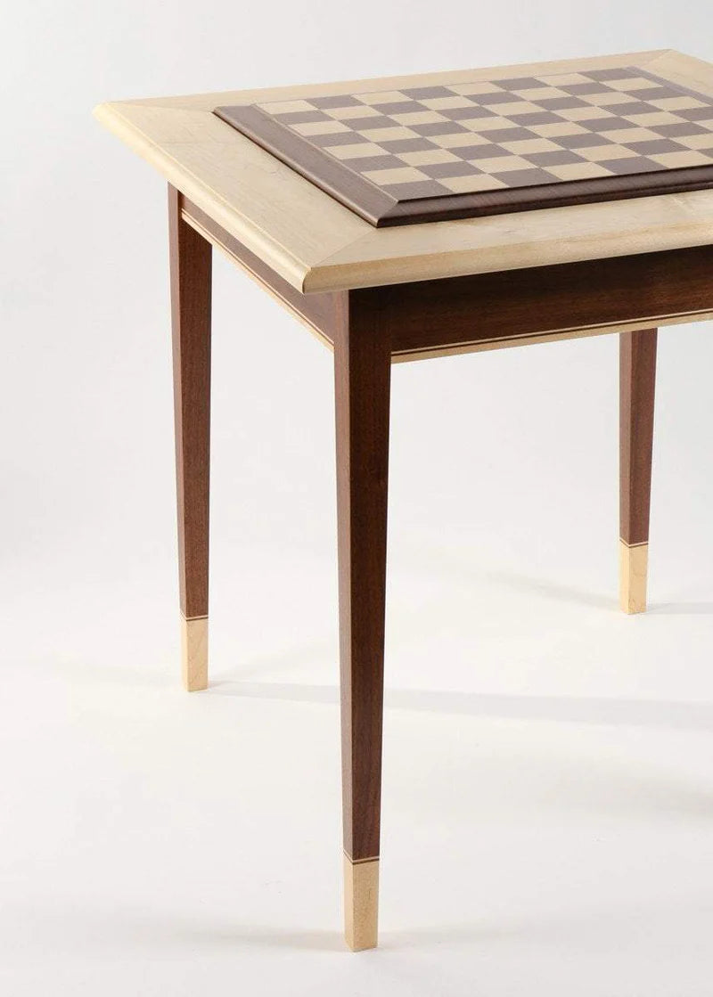 Walnut Player's Chess Table USA