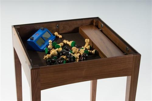 Walnut Player's Chess Table USA
