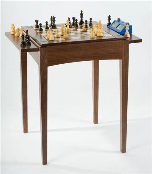 Walnut Player's Chess Table USA