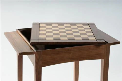 Walnut Player's Chess Table USA